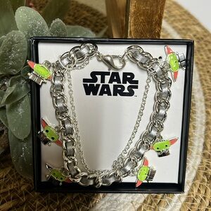 Star Wars Grogu Charm Bracelet